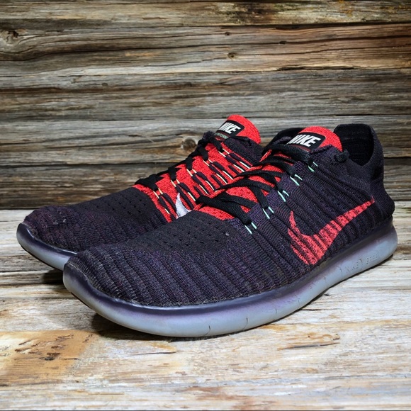 nike free rn flyknit purple
